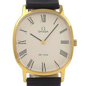 OMEGA De Ville Women's Watch, Caliber 625, Stainless Steel and Leather, Manua...